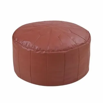 Polished Leather Bean Bag