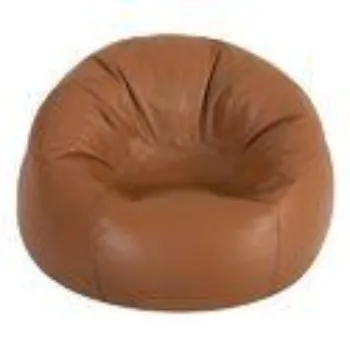 Plain Leather Bean Bag