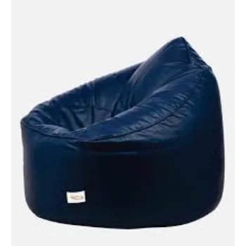 Easy To Place Leather Bean Bag