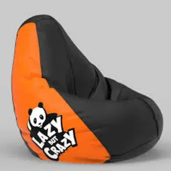 Lazy But Crazy Leather Bean Bag