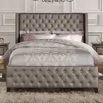Designer Leather Bed