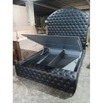 Modern Leather Bed