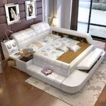 Standard Leather Bed