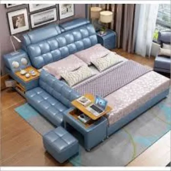 Long Lasting Leather Bed