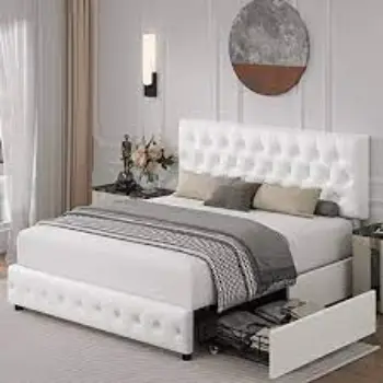 Modern Leather Bed