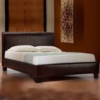 Hard Structure Leather Bed