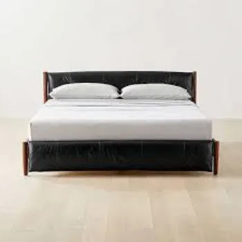 Easy To Place Leather Bed