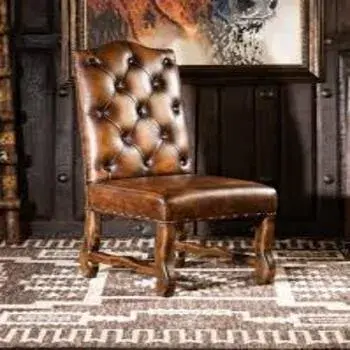Classic Leather Dining Chair