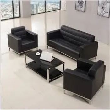 Easy To Place Leather Sofa Set
