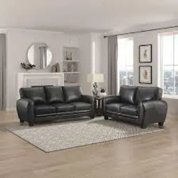 Fine Finishing Leather Sofa Set
