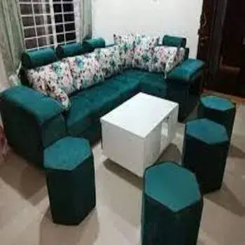 Luxury Leather Sofa Set