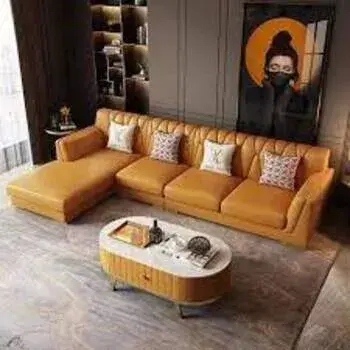 Designer Leather Sofa Set