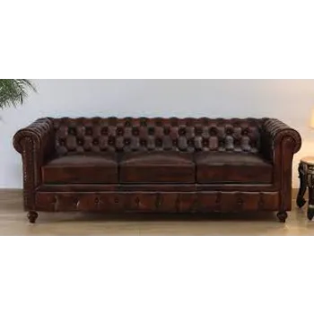 Durable Leather Sofa Set