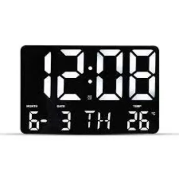  ZAPION Table Clock Large Electronic Wall Clock 