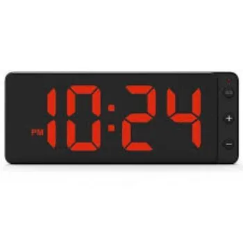  Lielongren Led Digital Wall Clock with Large Display Big Digits