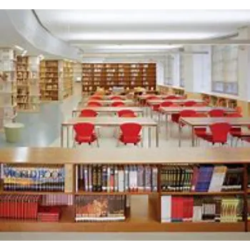 Furnished library furniture 