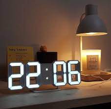 3D Led Wall Clock 