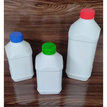 Light Weight Plastic Liquid Blue Bottle