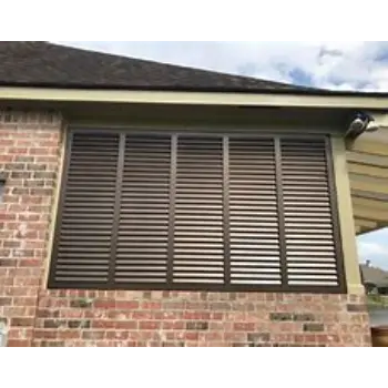 Solid Louvered Panel