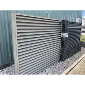 Polished Louvered Panel