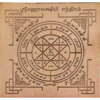  Brown Maha Laxshmi Yantra