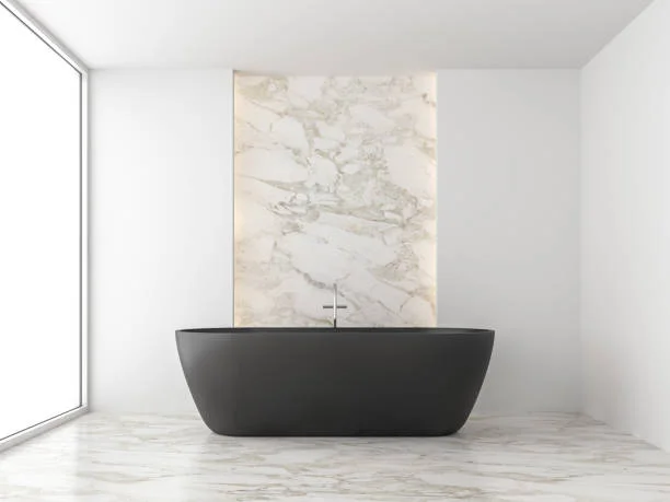 Black Marble Bathtub