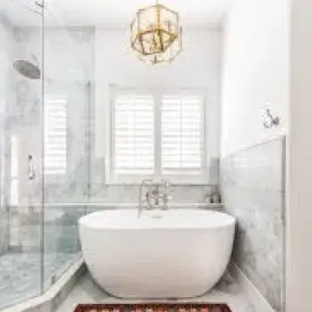 Round, Marble Bath Tub