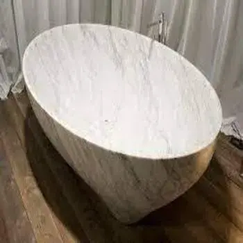 Round, Marble Bath Tub