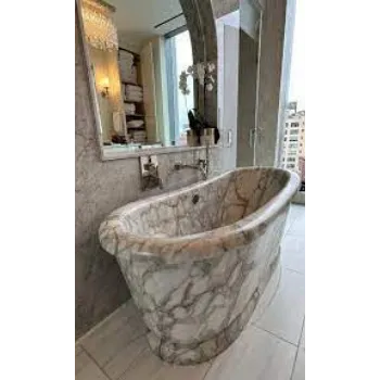 Marble Bath Tub Printed 