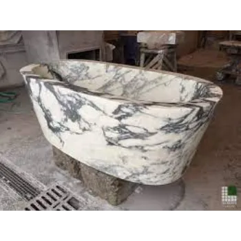 Marble Bath Tub Printed Color 