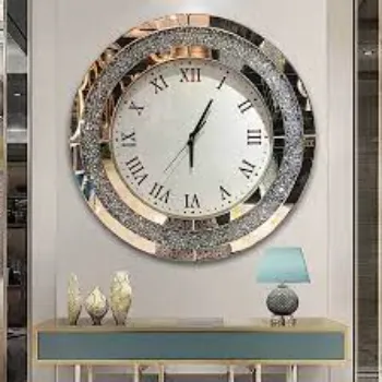  Crush Sparkle Clock Round