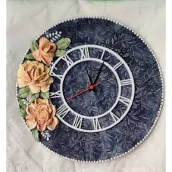  Grey Marble Clock