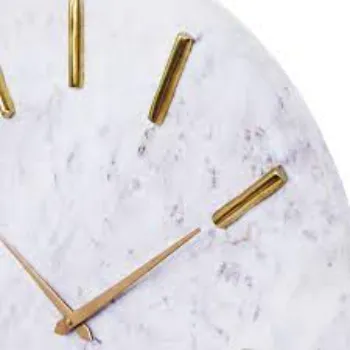  White Marble Clock