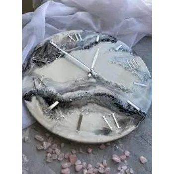 Resin Marble Clock