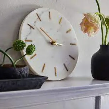 BG IMPEX Marble Clock