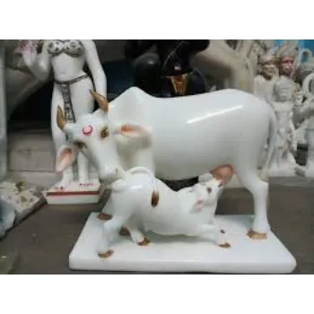 Cow Marble Statue