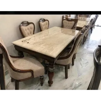 Plain Marble Dining Table