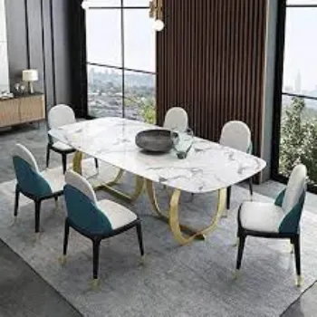 Fine Finishing Marble Dining Table