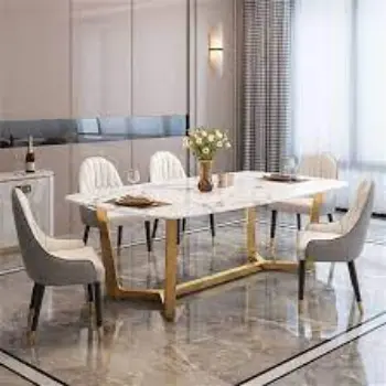 Durable Marble Dining Table