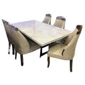Easy To Place Marble Dining Table