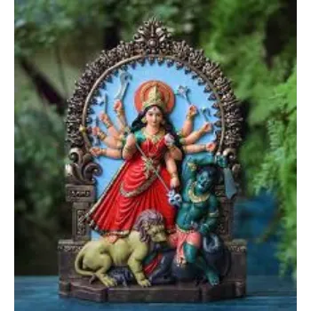 ANKIT INDUSTRIES Marble Durga Statue