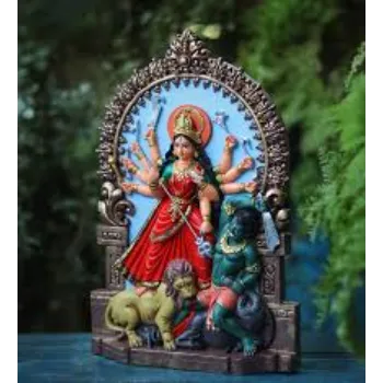  Marble Dust Sculpture - Durga Maa