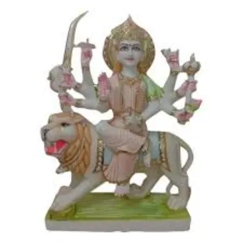  White Marble Sita Ram Statue