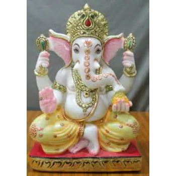  White Marble Ganesh Statue