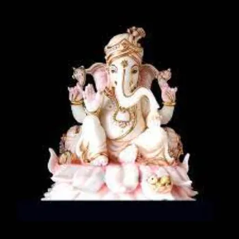  White Marble Ganesh Statue