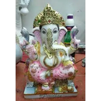  White Marble Ganesh Statue