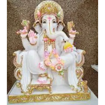  White Marble Ganesh Statue