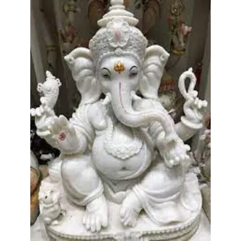 White Marble Ganesh Statue