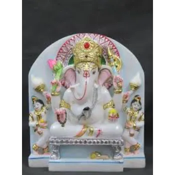 White Marble Ganesh Statue