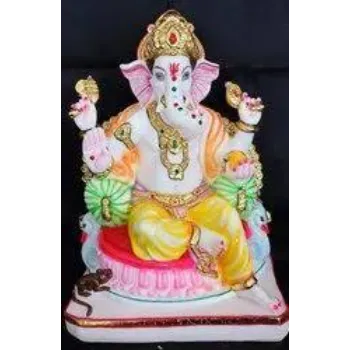  White Marble Ganesh Statue